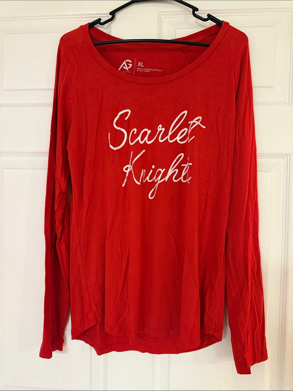 Rutgers - Scarlet Knight Red Long-Sleeve Women's Top